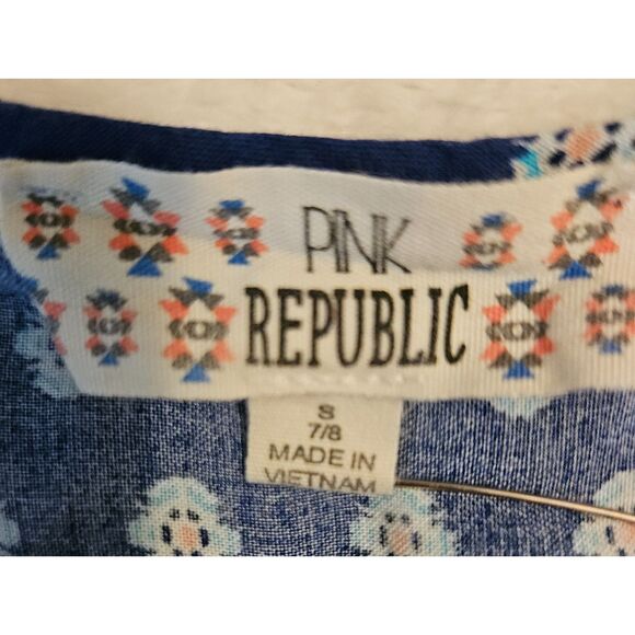 Pink Republic Girl's Cold-Shoulder Blouse - Size 7/8 - Picture 7 of 8